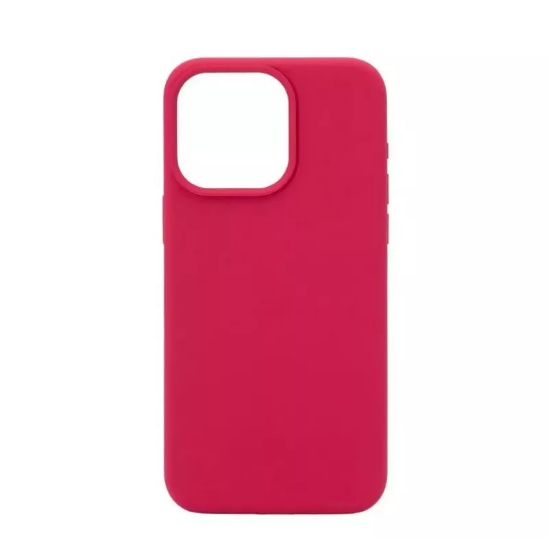 Connect Apple iPhone 15 Pro Max Premium Magsafe Soft Touch Silicone Case New Function Rose Red