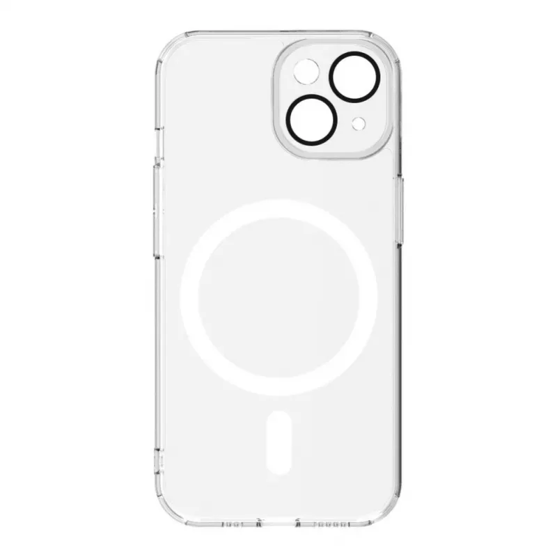 Connect Apple iPhone 15 Caurspīdīgs Maciņš ar Magnētu un Kameras Aizsardzību