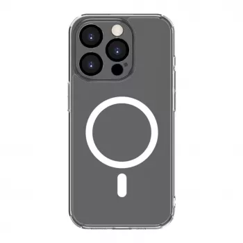 Connect Apple iPhone 15 Pro Max caurspīdīgs maciņš ar magnētisko un kameras aizsardzību