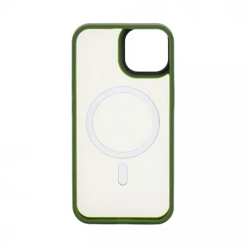 Connect Apple iPhone 13 Pro Max Hybrid Case ar magnētu PC+TPU Zaļš