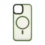 Connect Apple iPhone 13 Pro Max Hybrid Case ar magnētu PC+TPU Zaļš