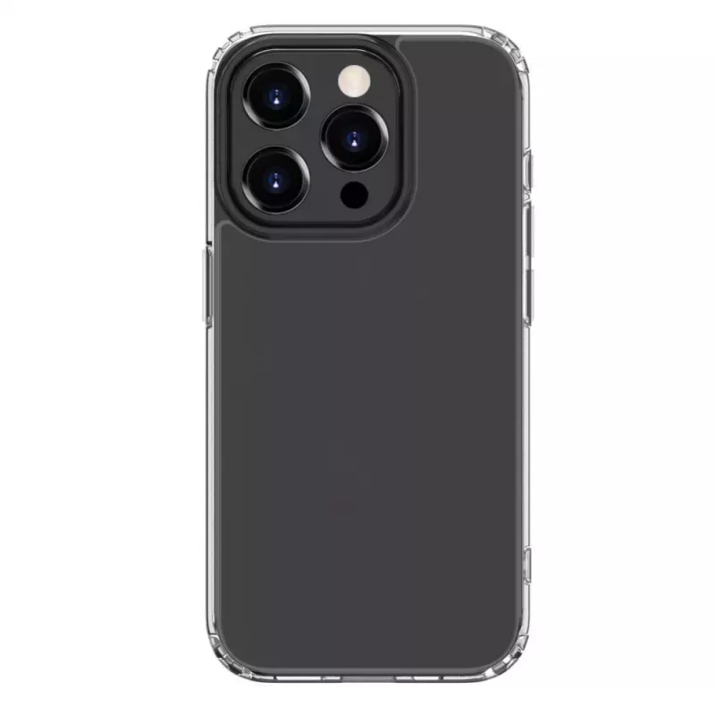 Connect Apple iPhone 15 Pro Max Military Shockproof Silicone Case Transparent