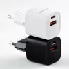 Evelatus USB-A un USB-C 30W Max ES lādētājs melns
