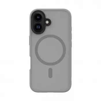 Evelatus Apple iPhone 16 Hybrid Case ar MagSafe PC+TPU Sudraba