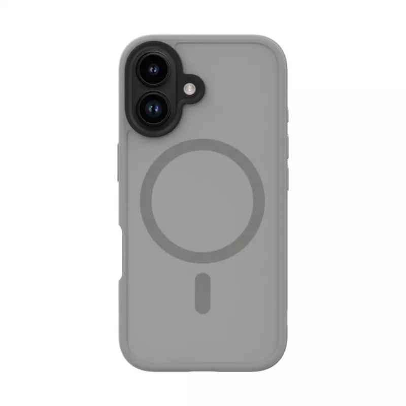 Evelatus Apple iPhone 16 Hybrid Case ar MagSafe PC+TPU Sudraba