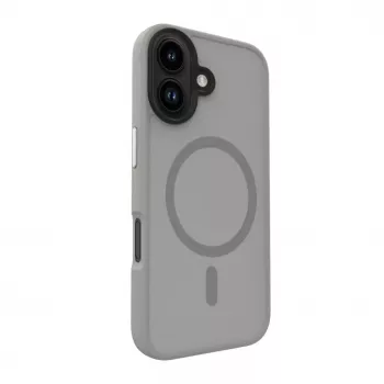 Evelatus Apple iPhone 16 Hybrid Case ar MagSafe PC+TPU Sudraba