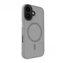 Evelatus Apple iPhone 16 Hybrid Case ar MagSafe PC+TPU Sudraba