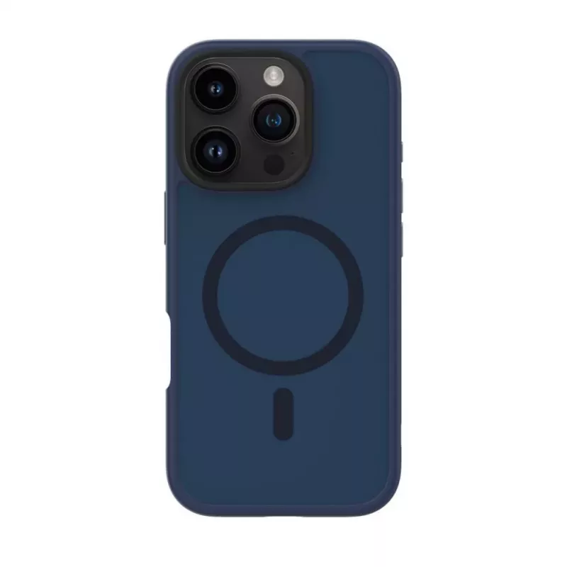 Evelatus Apple iPhone 16 Pro Max Hybrid Case ar MagSafe PC+TPU Tumši Zils