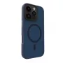Evelatus Apple iPhone 16 Pro Max Hybrid Case ar MagSafe PC+TPU Tumši Zils