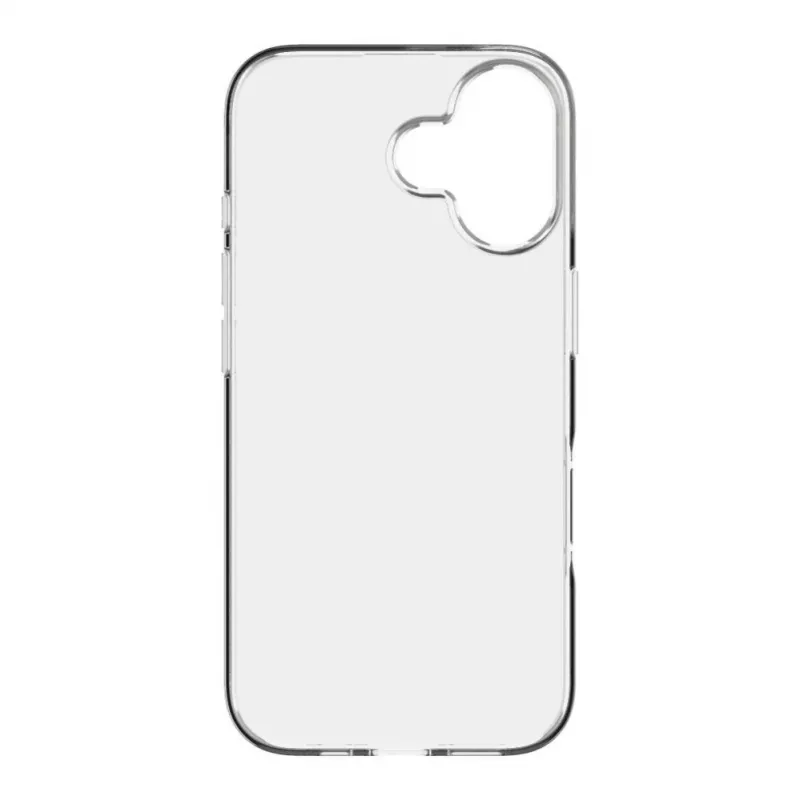 Evelatus Apple iPhone 16 Clear Silicone Case 1.5mm TPU Transparent