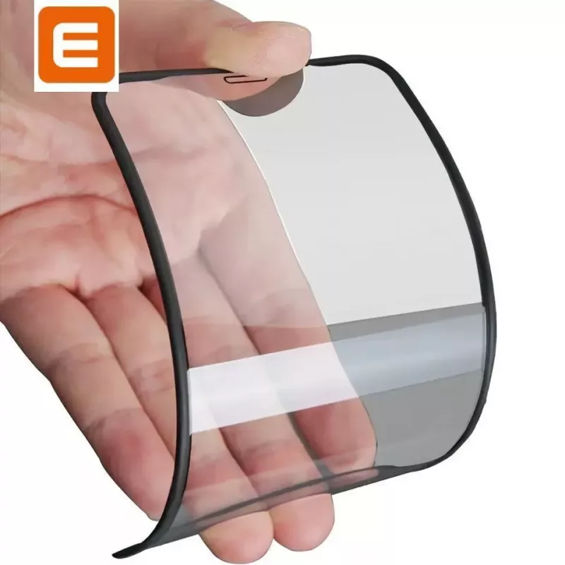 Evelatus Apple iPhone 16 Pro Max Gumijas Pretplīšanas 3D Stikla Pilna Pārklājuma Japānas Līme Antistatisks Melns
