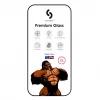 Connect Apple iPhone 16 Pro Max Corning Gorilla Glass Anti-Static 3D Full Cover 5X Stronger Black