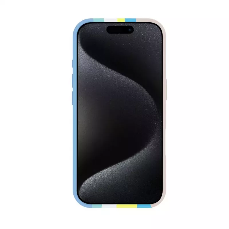 Evelatus Apple iPhone 16 Pro Max Daudzkrāsains Silikona Maciņš ar MagSafe Bēšs Krēms