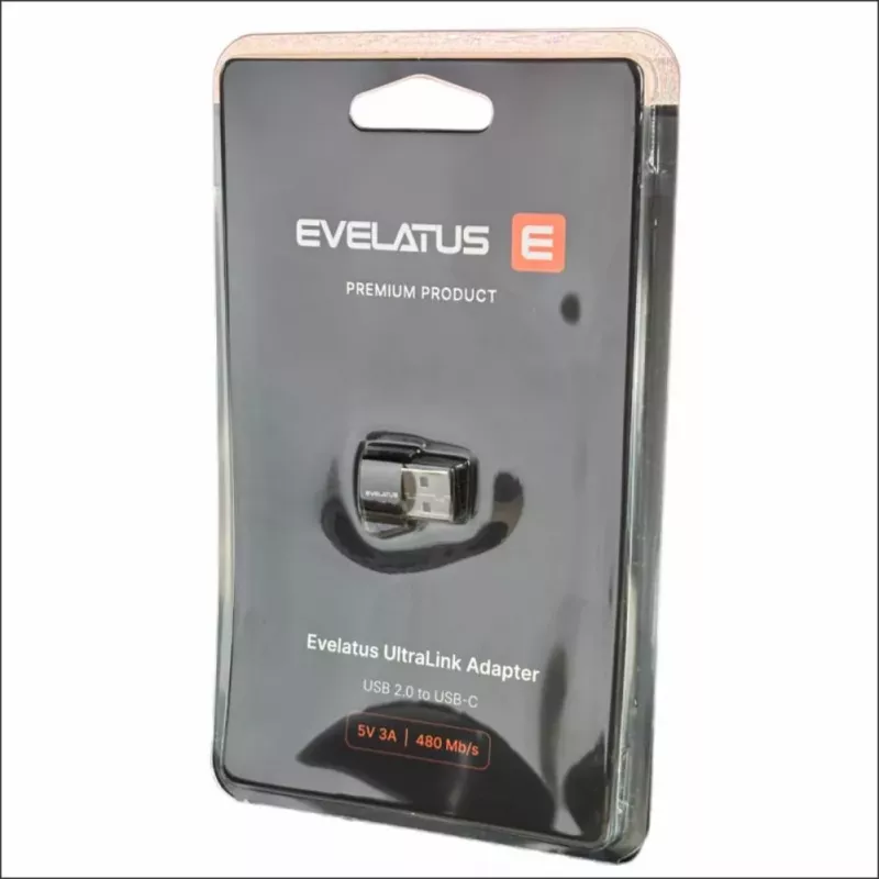 EVELATUS UltraLink OTG Adapter USB 3.0 to USB-C 5V 3A 480 Mb/s Abyss Blue