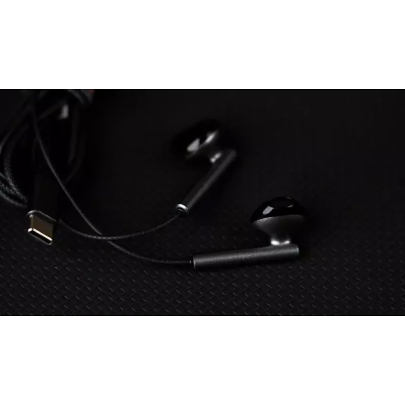 Evelatus Crystal Clear Audio Headphones with Type-C with Microphone CCA-TC-BL Black