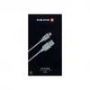 Evelatus USB-A uz USB-C kabelis 2M alumīnija korpuss pīts balts