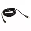 Evelatus Flex Cable Pro USB 2.0 Type C to Type C 2M 100W 5A Black