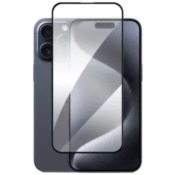 iLike Apple iPhone 16E/14/13/13 Pro Full Glue 21D Rūdīta Stikla Ekrāna Aizsargs (2 iepakojumā) Melns