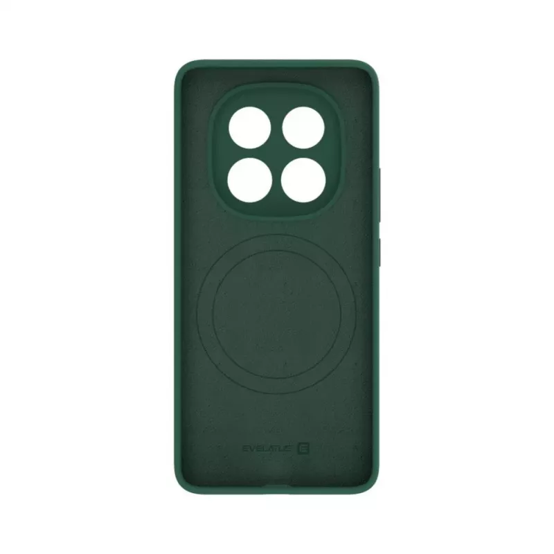 Evelatus Xiaomi Redmi Note 14 Pro 4G / Poco X7 Premium Magnetic Soft Touch Silicone Case Green