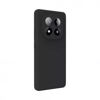 Evelatus Xiaomi Redmi Note 14 Pro 4G / Poco X7 Premium Magnetic Soft Touch Silicone Case Black