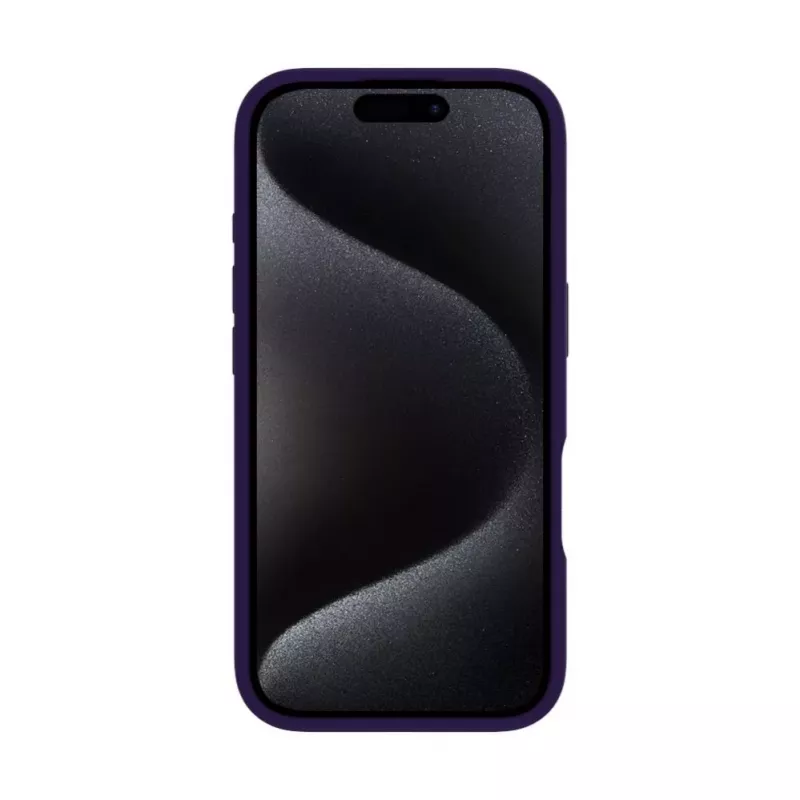 Evelatus Apple iPhone 16 Premium Magsafe ar Statīvu Soft Touch Silikona Maciņš Purpura