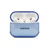 Evelatus Apple AirPods Pro TPU aizsargmaciņš caurspīdīgi zils