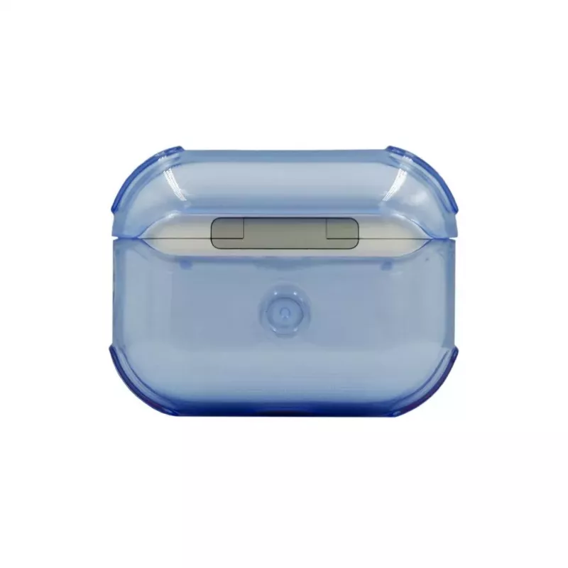 Evelatus Apple AirPods Pro TPU aizsargmaciņš caurspīdīgi zils