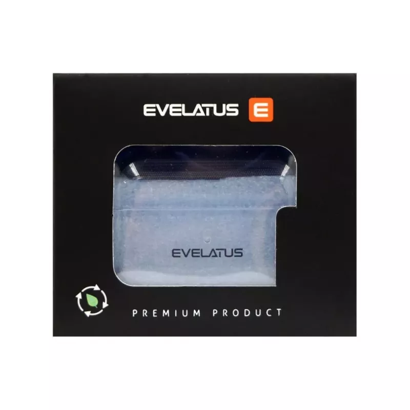 Evelatus Apple AirPods Pro TPU aizsargmaciņš caurspīdīgi zils