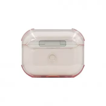 Evelatus Apple AirPods 3 TPU aizsargmaciņš caurspīdīgi rozā