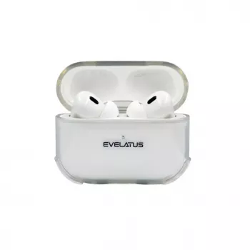 Evelatus Apple AirPods Pro 2 TPU aizsargmaciņš caurspīdīgs