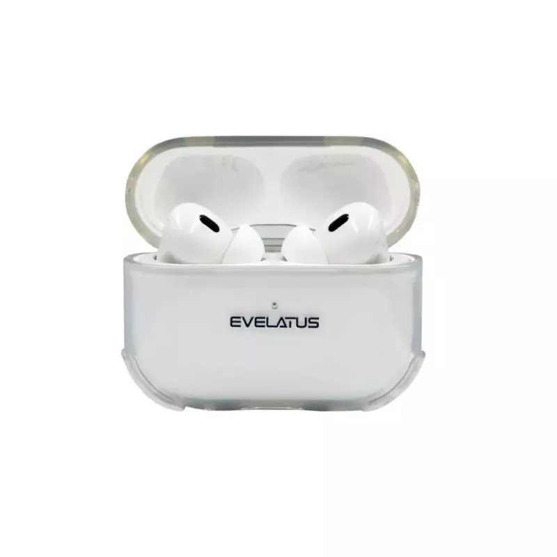 Evelatus Apple AirPods Pro 2 TPU aizsargmaciņš caurspīdīgs