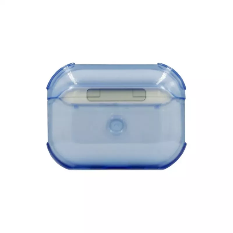 Evelatus Apple AirPods Pro 2 TPU aizsargmaciņš caurspīdīgi zils