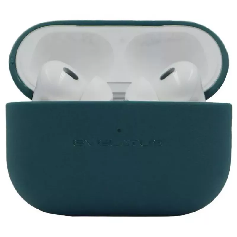 Evelatus Apple AirPods Pro 2 Aizsargājošs Silikona Maciņš Tumši Zaļš