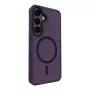 Evelatus Samsung Galaxy S25 Hybrid Case ar magnētu PC+TPU Violeta