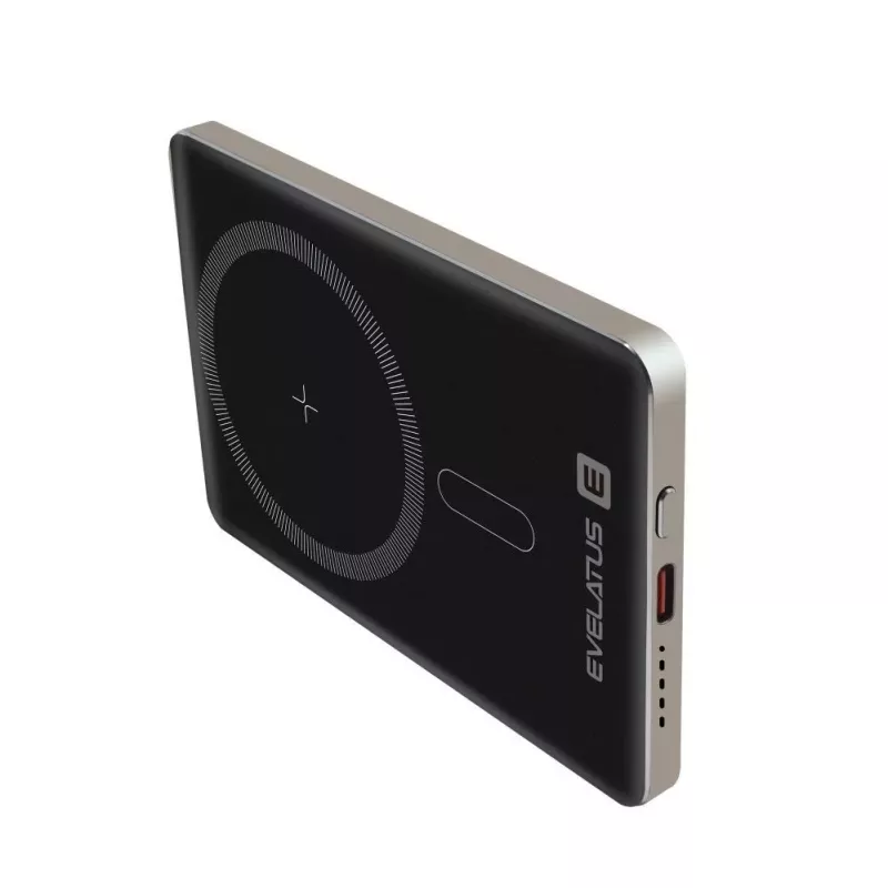 Evelatus PD20W 5000mAh Power Bank MagLink Elite ar bezvadu uzlādi Pelēks