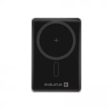 Evelatus PD20W 5000mAh Power Bank MagLink Elite ar bezvadu uzlādi Sudrabs