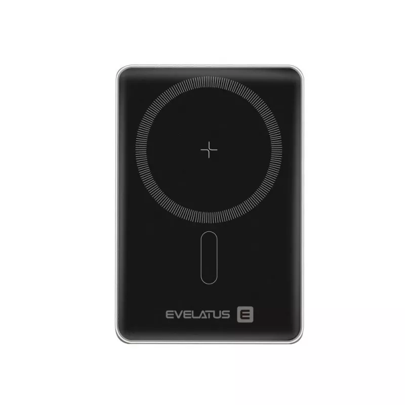 Evelatus PD20W 5000mAh Power Bank MagLink Elite ar bezvadu uzlādi Sudrabs