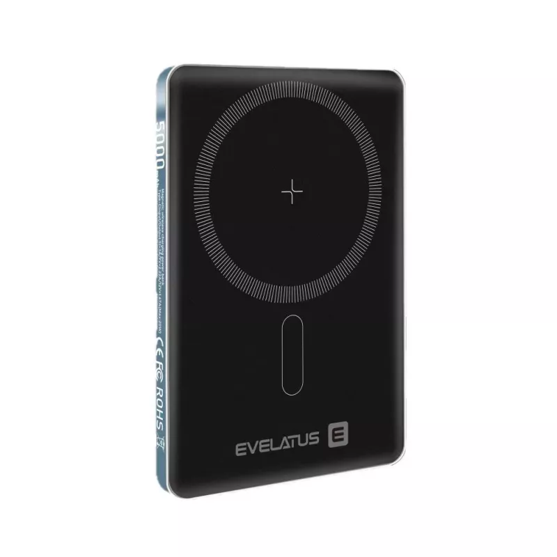Evelatus PD20W 5000mAh Power Bank MagLink Elite ar bezvadu uzlādi EVEP02PBMEB Zils