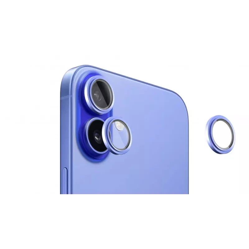 Evelatus Apple iPhone 16 / 16 Plus Camera Lens Protector Armor Ultramarine