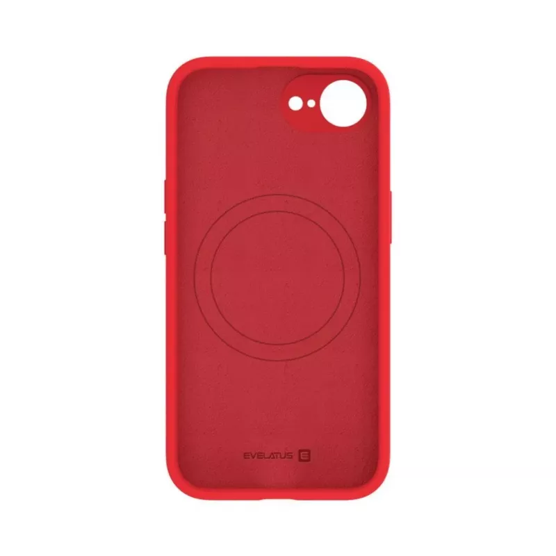 Evelatus Apple iPhone 16e / SE4 Premium Magsafe Soft Touch Silicone Case Red