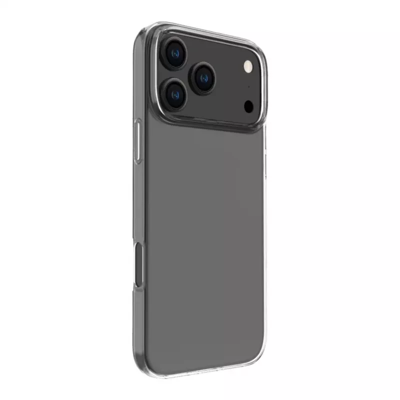 Evelatus Apple iPhone 17 Pro Max Clear Silicone Case 1.5mm TPU Transparent