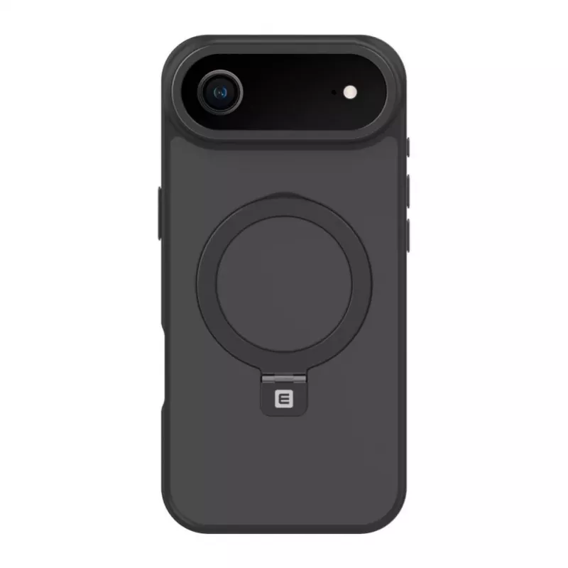 Evelatus Apple iPhone 17 Air Shield Case ar MagSafe un statīvu Matēti Melns