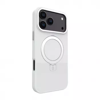 Evelatus Apple iPhone 17 Pro Max Shield Case ar MagSafe un statīvu Matēts Sudrabs