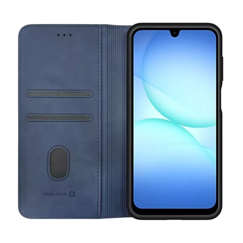 Evelatus Samsung Galaxy A17 Book Case tumši zilā krāsā