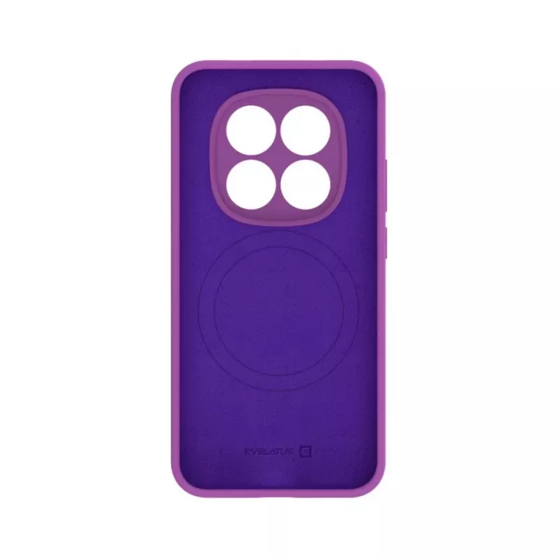 Evelatus Xiaomi Redmi Note 15 Pro Premium Magnetic Soft Touch Silicone Case Purple