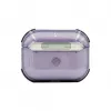 Evelatus Apple AirPods Pro 2 TPU aizsargmaciņš caurspīdīgi violets