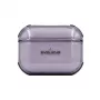 Evelatus Apple AirPods Pro TPU aizsargmaciņš caurspīdīgi violets