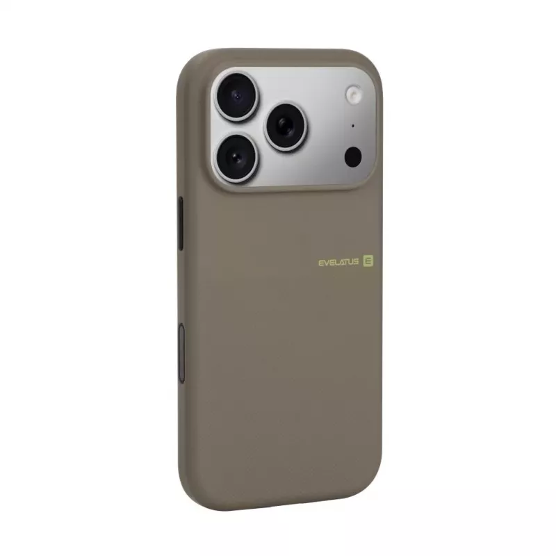 Evelatus Apple iPhone 17 Pro Max Premium MagSafe Sandstone Case Grey