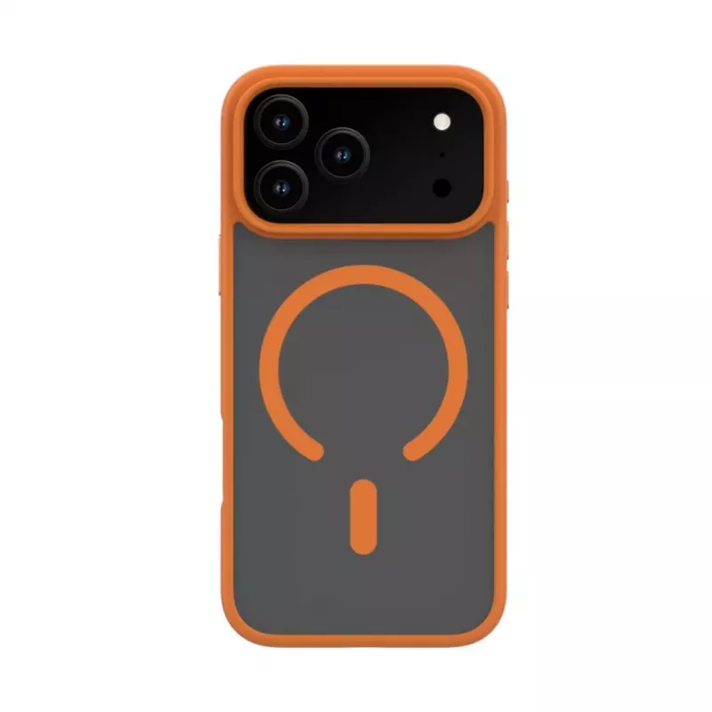 Evelatus Apple iPhone 17 Pro Max Hybrid Case ar MagSafe PC+TPU Orange