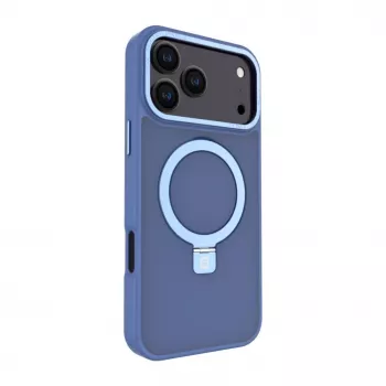 Evelatus Apple iPhone 17 Pro Max Shield Case ar MagSafe un Statīvu Matēti Zils